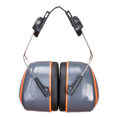 PW62 - HV Extreme Ear Defenders High Clip-On Grey/Orange - <p class="text-justify">The HV Extreme Ear Defenders helmet mounted is part of our new generation, premium ear muffs