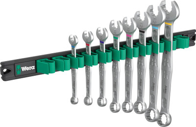 Wera 9642 Magnetic rail 6003 Joker Imperial 1, Ring spanner set - 05020235001 - Contents:</p>9642 Magnetic rail 6003 Joker Imperial 1 Ring spanner set, 8 pieces<br> 8x 6003 Joker combination wrench, Imperial: 5/16"x115 mm, 3/8"x125 mm, 1/2"x160 mm, Wera 9642 Magnetic rail 6003 Joker Imperial 1, Ring spanner set - 05020235001 - Contents:</p>9642 Magnetic rail 6003 Joker Imperial 1 Ring spanner set, 8 pieces<br> 8x 6003 Joker combination wrench, Imperial: 5/16"x115 mm, 3/8"x125 mm, 1/2"x160 mm,