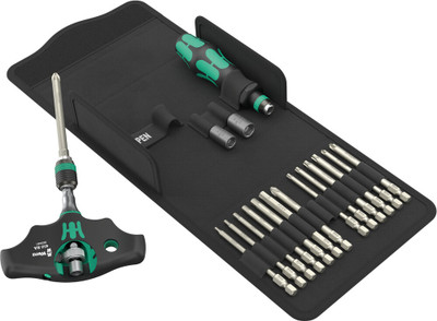 Wera Kraftform Kompakt 400 RA SHK Set 1, 17-piece set for HVAC applications - 05136072001 - Contents:</p>Kraftform Kompakt 400 RA SHK Set 1, 19 pieces<br> 1x 416 RA T-handle bitholding screwdriver with ratchet function and Rapidaptor quick-release c Wera Kraftform Kompakt 400 RA SHK Set 1, 17-piece set for HVAC applications - 05136072001 - Contents:</p>Kraftform Kompakt 400 RA SHK Set 1, 19 pieces<br> 1x 416 RA T-handle bitholding screwdriver with ratchet function and Rapidaptor quick-release c