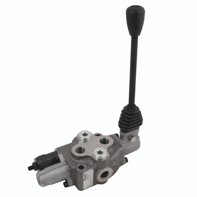 1/2 SINGLE BANK MONOBLOCK CONTROL - 1/2" Directional Control Valve, 1 Bank Monoblock, Lever Operated, 3 Position, Spring Return, 85-175bar Relief Valve, Double Acting Cylinder Spool, Roquet