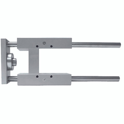 16x100 Cylinder Guide - Pneumatic Cylinder Accessory, Slide Bearing, ISO6432 Cylinder Guide, to Suit 16mm Nominal Bore Cylinder, 100mm Stroke Length, Aluminium/Carbon Steel, Kelm