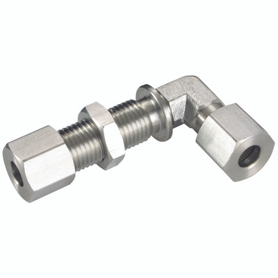 20MM OD X M30X2.0 BULKHEAD ELBOW (S) 316 - 20mm Outside Diameter, Hydraulic 316 Stainless Steel DIN 2353 Compression Fitting, Tube x Tube, 90° Bulkhead Elbow, Maximum Working Pressure 400 bar, PH Industrie 20MM OD X M30X2.0 BULKHEAD ELBOW (S) 316 - 20mm Outside Diameter, Hydraulic 316 Stainless Steel DIN 2353 Compression Fitting, Tube x Tube, 90° Bulkhead Elbow, Maximum Working Pressure 400 bar, PH Industrie
