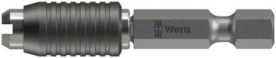 Wera 898/4 Combination Bit Holder 50mm - Combination holder for bits with 4 mm halfmoon drive (Wera series 9) and 4 mm HIOS drive (Wera series 21): quick-release chuck, 1/4" hexagonal drive, suitable for power screwdrivers with a take-up as per DIN ISO 11