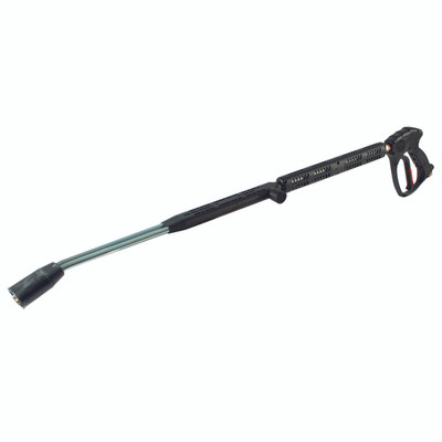 H.FLOW TWIN ST. ST. LANCE TOP CONTROL - 3/8" BSP Parallel Male, Wash Down Equipment, High Flow, Twin Stainless Steel Lance, with Top Control, Pressure Washer Trigger & Lance Assembly (Nozzles Not included), Flow 40 Litres per Minute, Working Temperature 0
