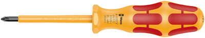 Wera 1065 i PZ VDE-insulated Kraftform Phillips-head screwdriver PZ 1x80mm - Premium Kraftform VDE screwdriver Wera 1065 i PZ VDE-insulated Kraftform Phillips-head screwdriver PZ 1x80mm - Premium Kraftform VDE screwdriver