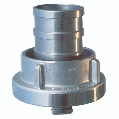 ALUM STORZ110-A KA133MM 100MM HOSETAIL - Storz DIN Suction Coupling, Hose Tail, To Suit 100mm Hose Inside Diameter, Length 170mm, 110-A Storz Size, 133 Ka, Aluminium, Jaymac