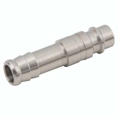 06MM HOSE TAIL PLUG  ST/ST 303 UNPLATED - Pneumatic Quick Release, Series 25KA, Stainless Steel, Plug, Hose Tail, To Suit Hose Inside Diameter 6mm (1/4"), Non Valved, Stainless Steel, Working Temperature -15Â°C to +200Â°C, Maximum Working Pressure 35 bar,