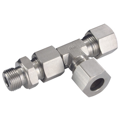 M12 x 1.5 Metric x 6mm Outside Diameter Tee - M12 x 1