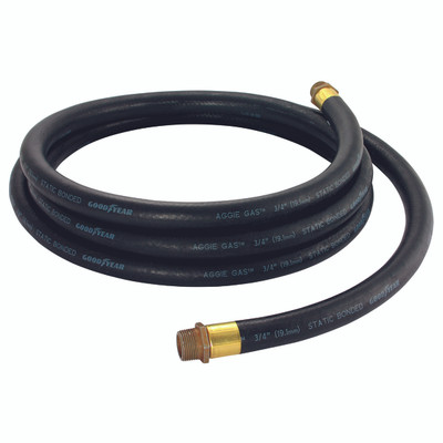 SOFTWALL 6M X 1" BSPT HOSE ASSY - 1" BSP Tapered Male, Softwall Diesel Hose, Length 6 Metres, Maximum Working Pressure 3