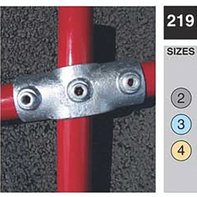 SLOPE RANGE SOCKET CROSS 4 - 1 0 DEG SIZE 4 - Size 4 Pipe Clamp, Slope Range, Socket Cross, FTM