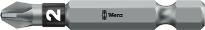 Wera 855/4 BTZ bits PZ 2x50mm - BiTorsion bits for Pozidriv screws with Torsion zone where kinetic energy is diverted Wera 855/4 BTZ bits PZ 2x50mm - BiTorsion bits for Pozidriv screws with Torsion zone where kinetic energy is diverted