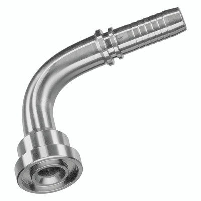 1/2" SAE 6000 psi Elbow Flange - 1/2" Nominal Diameter SAE 6000 psi, 45Â° Flange, To Suit 1/2" Hose Inside Diameter, Stainless Steel, PH Industries