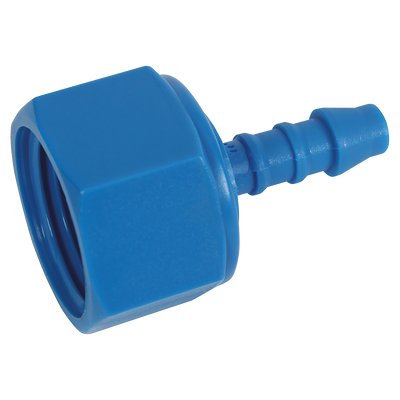 14 X 1/2 FEMALE BSPT X HOSE TAIL - 1/2" BSP Taper Female, Hose Tail, To Suit Hose Inside Diameter 14mm, Nylon, Tefen 14 X 1/2 FEMALE BSPT X HOSE TAIL - 1/2" BSP Taper Female, Hose Tail, To Suit Hose Inside Diameter 14mm, Nylon, Tefen