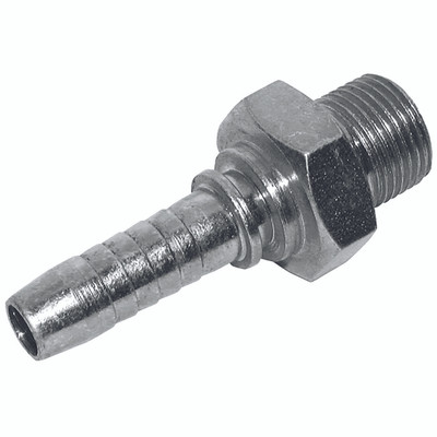 2" BSP Tapered Male Straight 2" Hose ID - 2" BSP Tapered Male, Hydraulic Hose Connector, Straight, to Suit 2" Hose Inside Diameter, Steel, Hexavalent Chromium Free Plating, FT Pro
