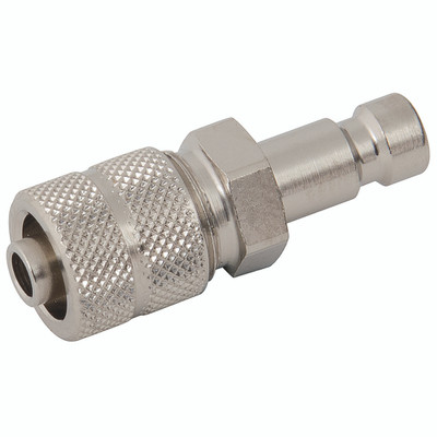 03X05MM HOSE PLUG BRASS NICKEL - Pneumatic Quick Release, Series 20KA, Standard, Parker Rectus, Plug, Quick Fit Tube Connection, To Fit 3 x 5Tube Size, Non Valved, Brass Nickel Plated, Working Temperature -20Â°C to +100Â°C, Maximum Working Pressure 35 bar