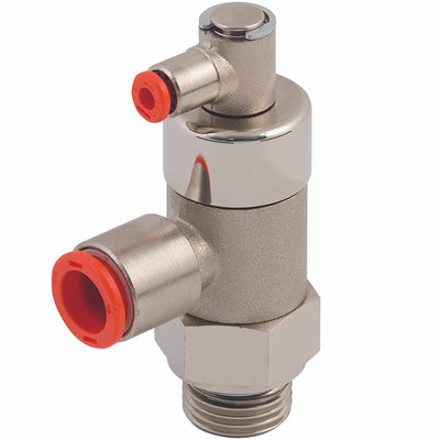 BLOCKING FITTING G1/4" TO 6MM TUBE - 1/4" BSP Parallel Male x 6mm Outside Diameter x 4mm Outside Diameter, Blocking Fitting, Working Temperature -10Â°C to +60Â°C, Working Pressure 0