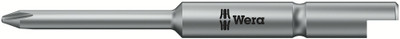 Wera 872/9 bits for Microstix® screws Fx44mm - Bits for Microstix® screws with 4 mm halfmoon drive for direct insertion in the power tool
