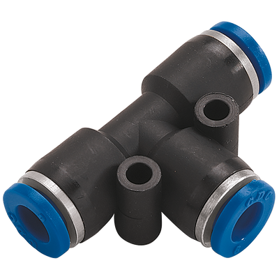 6mm OD Equal Tee - 6mm Outside Diameter, Pneumatic One Touch All Metal Push-in Metric Tube Fitting, Equal, Tee Connector, Brass Nickel Plated, Working Temperature -10°C to +60°C, Maximum Working Pressure 8 bar, Kelm 6mm OD Equal Tee - 6mm Outside Diameter, Pneumatic One Touch All Metal Push-in Metric Tube Fitting, Equal, Tee Connector, Brass Nickel Plated, Working Temperature -10°C to +60°C, Maximum Working Pressure 8 bar, Kelm