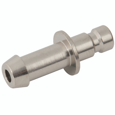 03MM HOSE TAIL PLUG BRASS NICKEL - Pneumatic Quick Release, Series 20KA, Standard, Parker Rectus, Plug, Hose Tail, To Suit Hose Inside Diameter 3mm, Non Valved, Brass Nickel Plated, Working Temperature -20Â°C to +100Â°C, Maximum Working Pressure 35 bar, P
