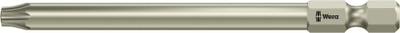 Wera 3867/4 TORX® BO bits with bore hole, stainless TX 25x89mm - High quality bits out of stainless steel for recessed TORX® screws