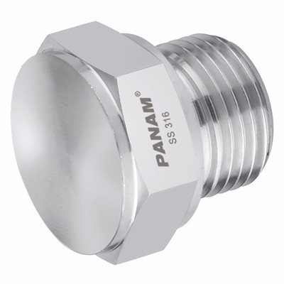 3/8" BSPP MALE PLUG 316S.S HEX HEAD - 3/8" BSP Parallel Male, Hydraulic Adaptor, Plug, Stainless Steel, PanamAll images used are for illustrative purposes only 3/8" BSPP MALE PLUG 316S.S HEX HEAD - 3/8" BSP Parallel Male, Hydraulic Adaptor, Plug, Stainless Steel, PanamAll images used are for illustrative purposes only