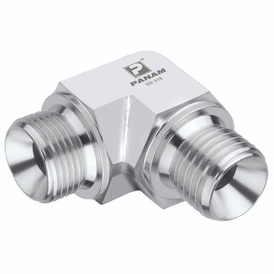 3/8" BSP x 3/8" BSP Elbow - 3/8" BSP Parallel Male x 3/8" BSP Parallel Female, Hydraulic Adaptor, Swivel Female, 90° Elbow, Stainless Steel, PanamAll images used are for illustrative purposes only 3/8" BSP x 3/8" BSP Elbow - 3/8" BSP Parallel Male x 3/8" BSP Parallel Female, Hydraulic Adaptor, Swivel Female, 90° Elbow, Stainless Steel, PanamAll images used are for illustrative purposes only