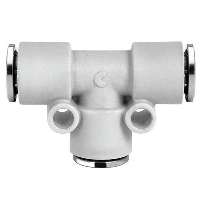 06MM TUBE S7000 EQUAL TEE - 6mm Outside Diameter, Series 7000 Super-rapid Compact Fitting, Equal, Tee Connector, Technopolymer, Working Temperature -20Ã‚Â°C to +60Ã‚Â°C, Working Pressure -0