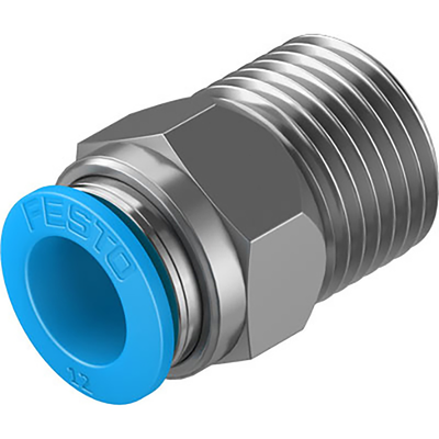 QS-1/8-6 PUSH IN CONNECTOR sold in multiples of 10 only - Push-In Fitting Qs-1/8-6 Male Thread with External Hexagon QS-1/8-6 PUSH IN CONNECTOR sold in multiples of 10 only - Push-In Fitting Qs-1/8-6 Male Thread with External Hexagon