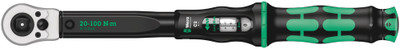Wera Click-Torque C 2 Push R/L adjustable torque wrench for clockwise and anti-clockwise torque-control, 20-100 Nm 1/2"x20-100mm - Click torque wrench in the unmistakable Wera design Wera Click-Torque C 2 Push R/L adjustable torque wrench for clockwise and anti-clockwise torque-control, 20-100 Nm 1/2"x20-100mm - Click torque wrench in the unmistakable Wera design