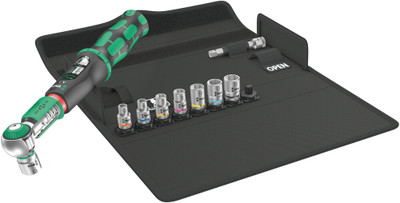 Wera Safe-Torque A 1 Set 1, 1/4" square head drive, 2-12 Nm 1 x 1/4"x2-12; 1 x 5.5x23.0; 1 x 6.0x23.0; 1 x 7.0x23.0; 1 x 8.0x23.0; 1 x 10.0x23.0; 1 x 11.0x23.0; 1 x 12.0x23.0; 1 x 13.0x23.0; 1 x 1/4"x75.0; 1 x 240.0x50.0mm - 10-piece 1/4" torque wrench se Wera Safe-Torque A 1 Set 1, 1/4" square head drive, 2-12 Nm 1 x 1/4"x2-12; 1 x 5.5x23.0; 1 x 6.0x23.0; 1 x 7.0x23.0; 1 x 8.0x23.0; 1 x 10.0x23.0; 1 x 11.0x23.0; 1 x 12.0x23.0; 1 x 13.0x23.0; 1 x 1/4"x75.0; 1 x 240.0x50.0mm - 10-piece 1/4" torque wrench se