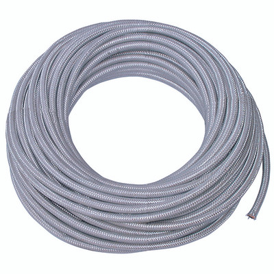 1/4 PROPANE HOSE C/W GALVANISED OVERBRAID 25M - 1/4" Inside Diameter x 13