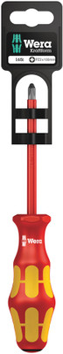 Wera 165 i PZ SB VDE Insulated screwdriver for Pozidriv screws 1 x PZ 2x100mm - Wera VDE screwdrivers with multi-component Kraftform Plus handle for fast and low-fatigue working: hard gripping zones for high working speeds whereas soft zones ensure high t Wera 165 i PZ SB VDE Insulated screwdriver for Pozidriv screws 1 x PZ 2x100mm - Wera VDE screwdrivers with multi-component Kraftform Plus handle for fast and low-fatigue working: hard gripping zones for high working speeds whereas soft zones ensure high t