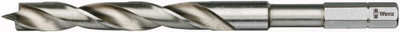 Wera 849 HSS Twist Wood Drill Bits 4.0x74.0mm - Application: For point-precision, splinter-free drilling in soft woods, hard woods, and laminated panel material Design: HSS Drive: 1/4" hexagon, suitable for DIN ISO 1173-D 6,3 holdersAll images used are Wera 849 HSS Twist Wood Drill Bits 4.0x74.0mm - Application: For point-precision, splinter-free drilling in soft woods, hard woods, and laminated panel material Design: HSS Drive: 1/4" hexagon, suitable for DIN ISO 1173-D 6,3 holdersAll images used are