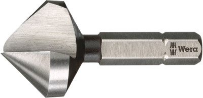 Wera 845 1-flute Countersink Bits 6.30x32.0mm - Application: For countersinking and deburring Design: 1-flute Drive: 1/4" hexagon, suitable for DIN ISO 1173-D 6,3 holdersAll images used are for illustrative purposes only