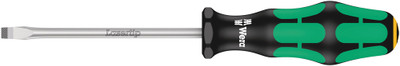 Wera 334 Screwdriver for slotted screws 2.0x12.0x250mm - Application: Slotted screws Blade: Round Design: Chrome-plated, Lasertip Handle: Kraftform with non-roll feature, multi-component, sizes 2