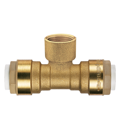 ITAP-FIT FEM BRANCH T 25MM-3/4" - 3/4" BSP Tapered Female x 25mm Outside Diameter, Pneumatic Brass Plumbing Push-in Metric Tube Fitting, Stud Branch Tee, Brass, Working Temperature -20°C to +120°C, ITAPAll images used are for illustrative purpo ITAP-FIT FEM BRANCH T 25MM-3/4" - 3/4" BSP Tapered Female x 25mm Outside Diameter, Pneumatic Brass Plumbing Push-in Metric Tube Fitting, Stud Branch Tee, Brass, Working Temperature -20°C to +120°C, ITAPAll images used are for illustrative purpo