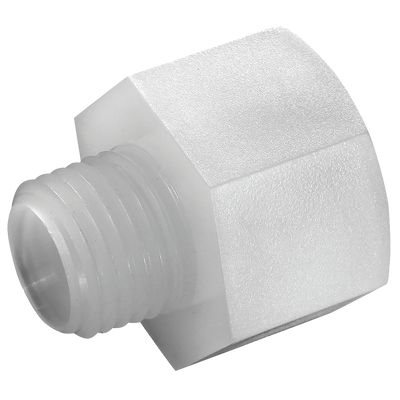 1/4" BSPT Female x 1/2" BSPT Male Bush - 1/4" BSP Taper Female x 1/2" BSP Taper Male, PVDF Fitting, Bush, Working Temperature -20Ã‚Â°C to +120Ã‚Â°C, Maximum Working Pressure 14 bar, TefenAll images used are for illustrative purposes only