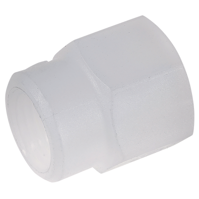 3/8" BSPT Male x 1/4" BSPT Female Reducing Socket - 3/8" BSP Taper Male x 1/4" BSP Taper Female, PVDF Fitting, Reducing, Socket, Working Temperature -20°C to +120°C, Maximum Working Pressure 14 bar, TefenAll images used are for illustrative purpo 3/8" BSPT Male x 1/4" BSPT Female Reducing Socket - 3/8" BSP Taper Male x 1/4" BSP Taper Female, PVDF Fitting, Reducing, Socket, Working Temperature -20°C to +120°C, Maximum Working Pressure 14 bar, TefenAll images used are for illustrative purpo