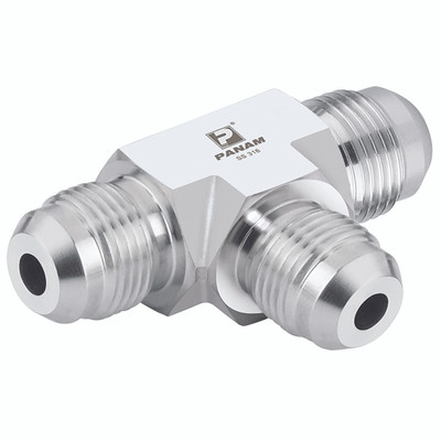 7/8" JIC Tee - 7/8" JIC Female, 10,000 psi Rated Steel Adaptor, Swivel, Tee, 316 Stainless Steel, Maximum Working Pressure 690 bar, PanamAll images used are for illustrative purposes only