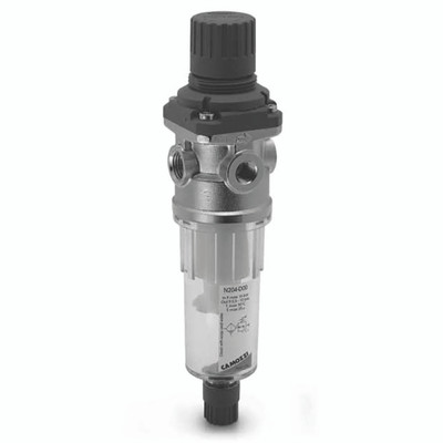 1/8" Reg BSPP Semi Auto - 1/8" BSP Parallel Female, Professional Range Mark 2, Filter Regulator, Supplied with Mounting Bracket & Gauge, Semi-Auto, 20 Micron, Plastic Guarded Bowl, Flow 500 Litres per Minute, Working Temperature -10Ã‚Â¬Ã¢Ë†Å¾C to +60Ã‚Â¬Ã
