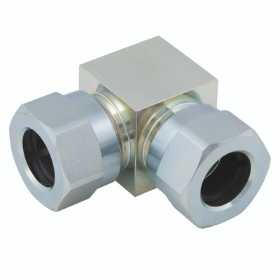 EQUAL ELBOW - 50mm Outside Diameter, High Pressure, 90Ã‚Â° Elbow, Nitrile Seal, Mild Steel, Working Temperature -40Ã‚Â°C to +100Ã‚Â°C, Maximum Working Pressure 500 bar, KRAll images used are for illustrative purposes only