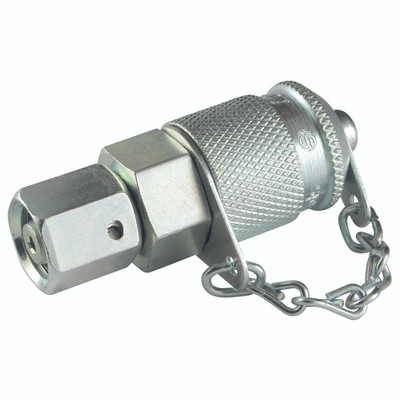10S Metric Female DIN 2353 DKO Heavy Duty Test Point - 10S Metric Female, Hydraulic Test Point Coupling, DIN 2353 DKO Heavy Duty, Piston Valve Type, M16 x 2, Steel, Nitrile Seal, Working Temperature -30Ã‚Â°C to +100Ã‚Â°C, Maximum Working Pressure 1890 bar