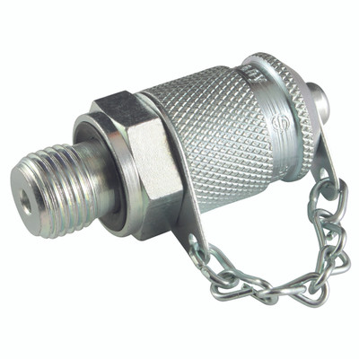 1/4" NPT Male Piston Valve Type Test Point - 1/4" NPT Male, Hydraulic Test Point Coupling, Piston Valve Type, M16 x 2, Steel, Nitrile Seal, Working Temperature -30Ã‚Â°C to +100Ã‚Â°C, Maximum Working Pressure 400 bar, SpradowAll images used are for illu