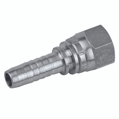 7/8" JIC Female Hose Connector Straight - 7/8" JIC Female, Hydraulic Hose Connector, JIC 37Â° x Hose Tail, Straight, to Suit 3/4" Hose Inside Diameter, Steel, Hexavalent Chromium Free Plating, FT ProAll images used are for illustrative purposes only