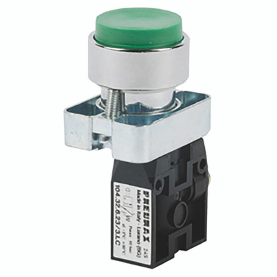1/8" BSPP Female Push Button Valve - 1/8" BSP Parallel Female, 3/2 Function, Push Button/Spring Actuation, Valve, Working Temperature -5°C to +70°C, Maximum Working Pressure 10 bar, PneumaxAll images used are for illustrative purposes only 1/8" BSPP Female Push Button Valve - 1/8" BSP Parallel Female, 3/2 Function, Push Button/Spring Actuation, Valve, Working Temperature -5°C to +70°C, Maximum Working Pressure 10 bar, PneumaxAll images used are for illustrative purposes only