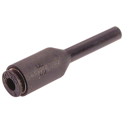 6X14MM REDUCER - 6mm Outside Diameter x 14mm Stem Outside Diameter, LF3000 Metric Push-in Tube Fitting, Reducing Stem x Tube, Straight Stem Connector, Plastic/Brass Nickel Plated, Working Temperature -20Ã‚Â°C to +80Ã‚Â°C, Maximum Working Pressure 20 bar,