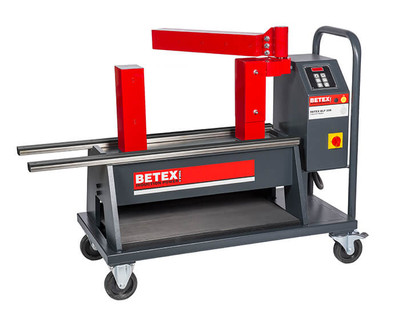 BETEX Induction heater BETEX BLF 206 450V incl. 1 yoke-CE - - Powerfull model, heating capacity till 600 kg</p> - Mobile, with swivel arm</p> - Single temperature measurement, incl 1 magnetic temperature probe</p> - Dig