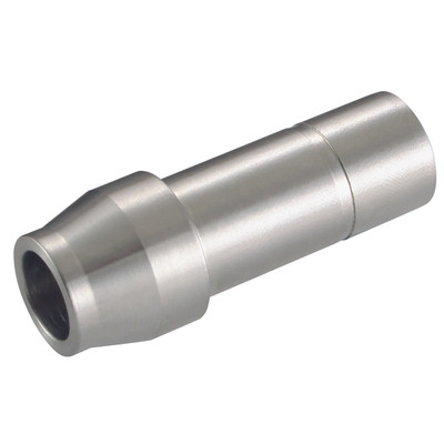 PORT CONNECTOR 15OD - 15mm Outside Diameter x 15mm Outside Diameter, Hydraulic Twin Ferrule Metric Compression Fitting, Welding Nipple, Equal Tube x Tube, 316 Stainless Steel, PanamAll images used are for illustrative purposes only