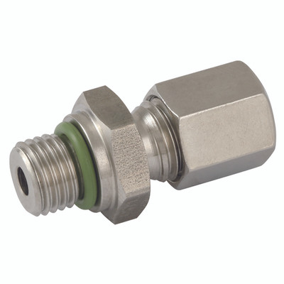 10MM OD X 3/4 UNF MALE STUD (L) O RING - 3/4" UNF Male x 10mm Outside Diameter, Hydraulic 316 Stainless Steel DIN 2353 Compression Fitting, Light Duty (O-Ring Sealing), Stud Coupling, Maximum Working Pressure 315 bar, PH IndustrieAll images used are fo