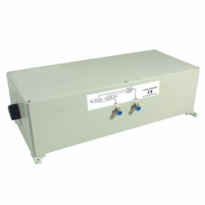 4mm Push-in Two Hand Start Unit - Pneumatic Control Valve, Push In Connection Unit, Two Hand Safety, 4mm Inlet Size, Aluminium, Nitrile Seal, Working Temperature 0Ã‚Â°C to +60Ã‚Â°C, Maximum Working Pressure 8 bar, KelmAll images used are for illustrati